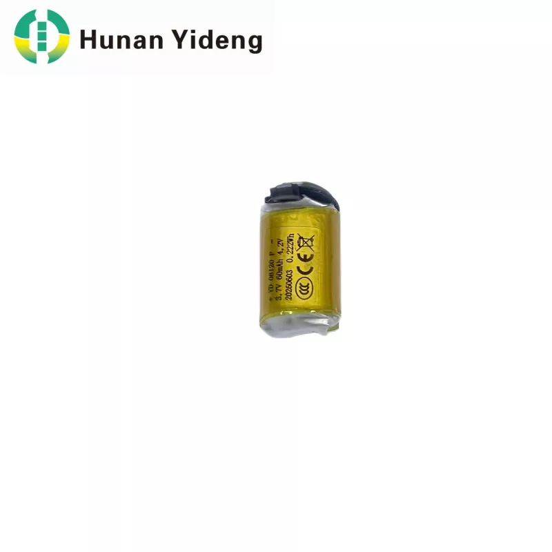 08120 3.7V 60mAh লি পলিমার নলাকার ব্যাটারি