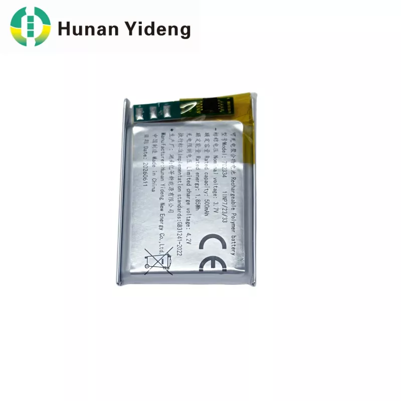 1.85Wh 702334 Molex সংযোগকারীর সাথে কাস্টমাইজড ব্যাটারি