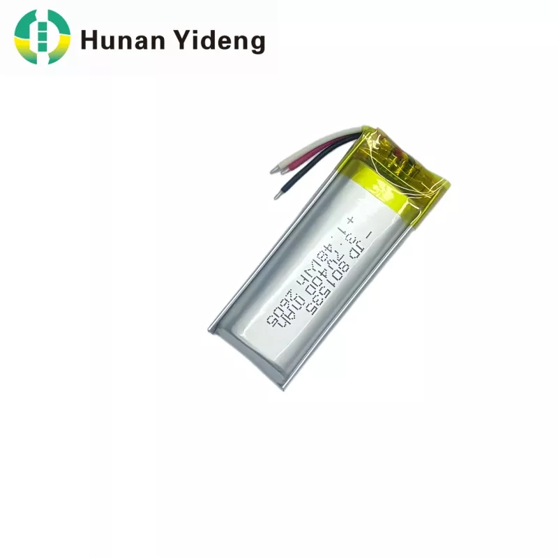 3.7V 600mAh 801535 ফ্ল্যাট লিথিয়াম পলিমার রিচার্জেবল লিপো ব্যাটারি