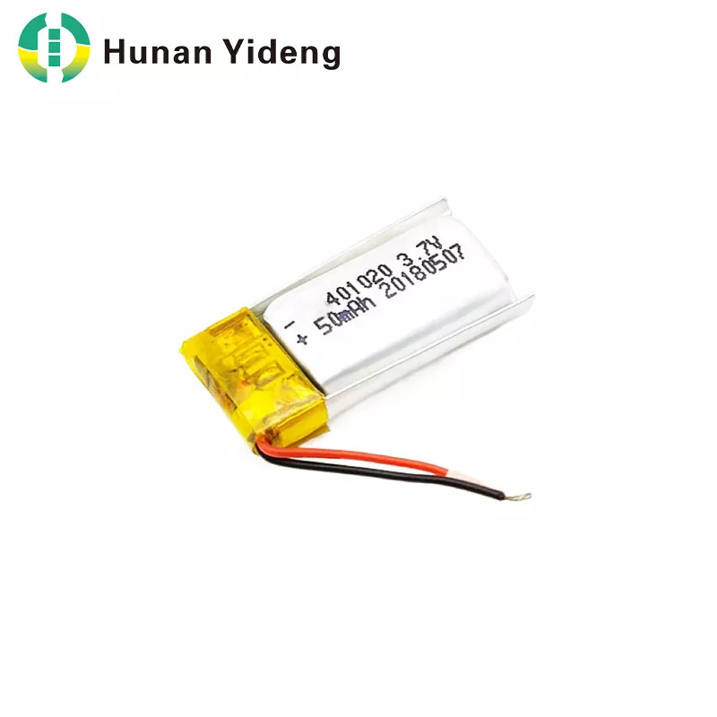 401020 3.7v 500mAh লিথিয়াম পলিমার ব্যাটার