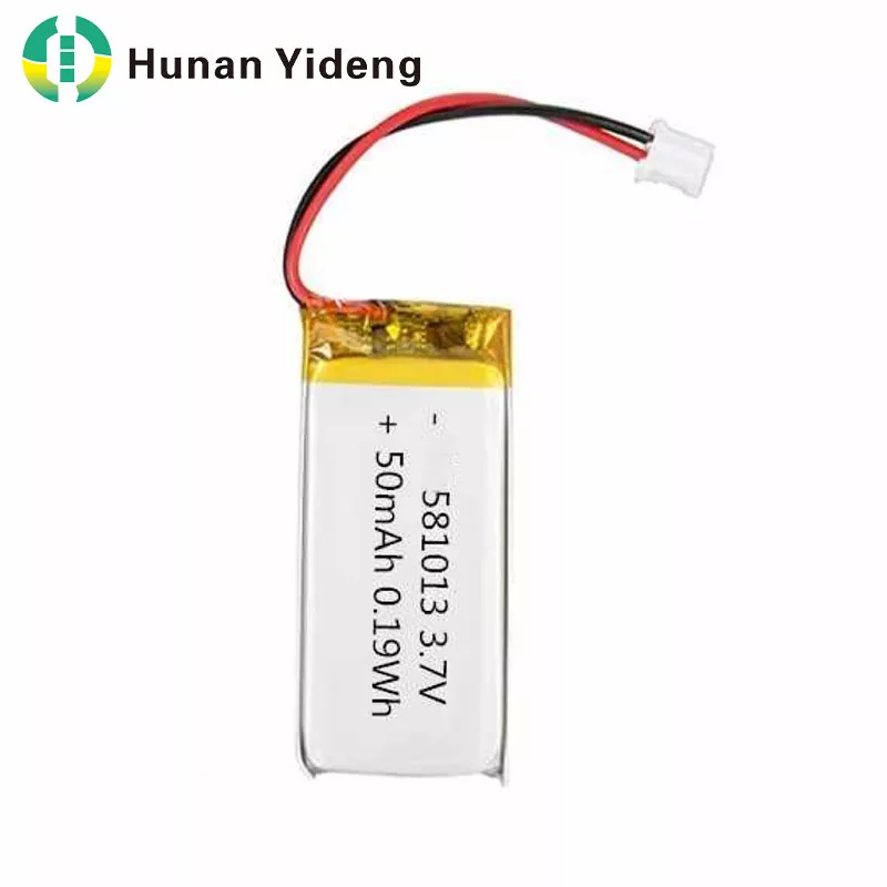 581013 3.7v 50mah লিথিয়াম পলিমার লি আয়ন লিপো ব্যাটারি