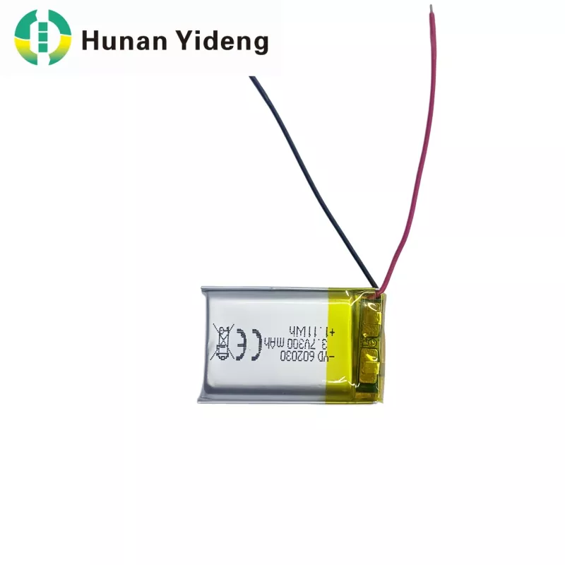 স্মার্ট স্পিকারের জন্য 602030 3.7V 300mAh লি পলিমার ব্যাটারি