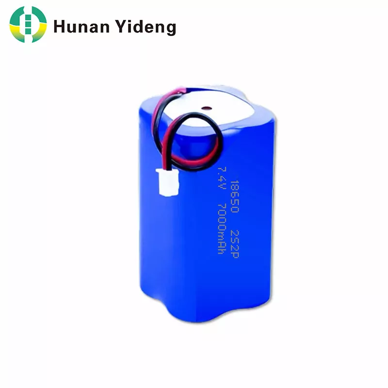 7.4V 4400mAh 18650 2S2P লিথিয়াম আয়ন ব্যাটারি প্যাক
