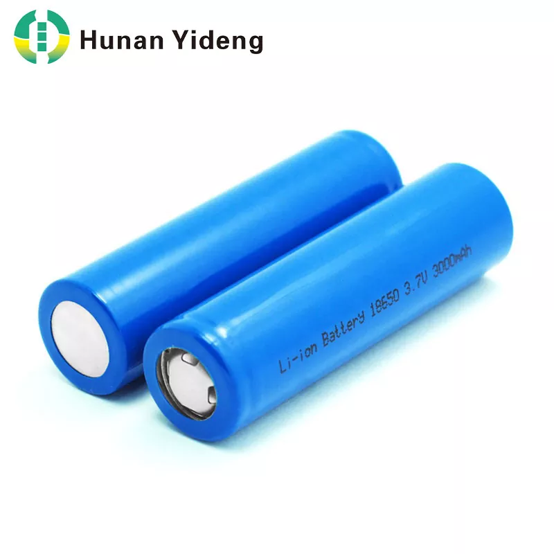 উচ্চ ক্ষমতা 18650 নলাকার লিথিয়াম আয়ন ব্যাটারি 3.7V 3000mAh